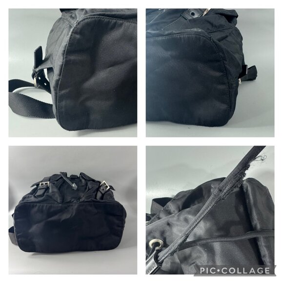 Prada Tessuto Black Nylon Backpack Bag - Picture 14 of 14